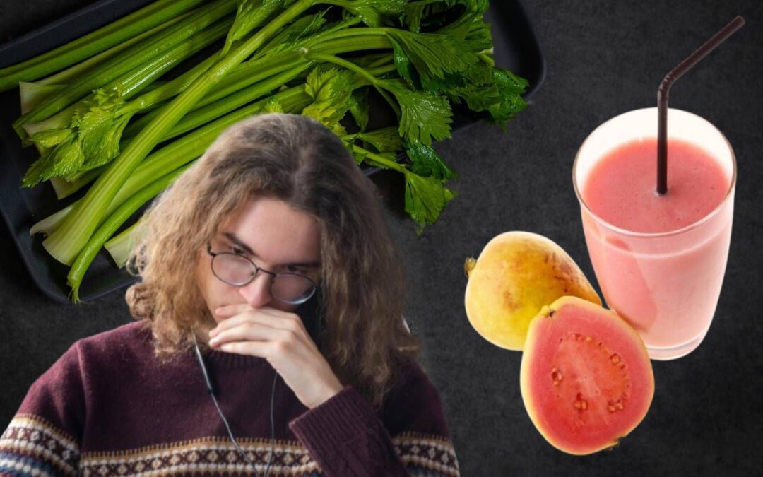 ¿Cuáles son los beneficios del agua de guayaba con apio?