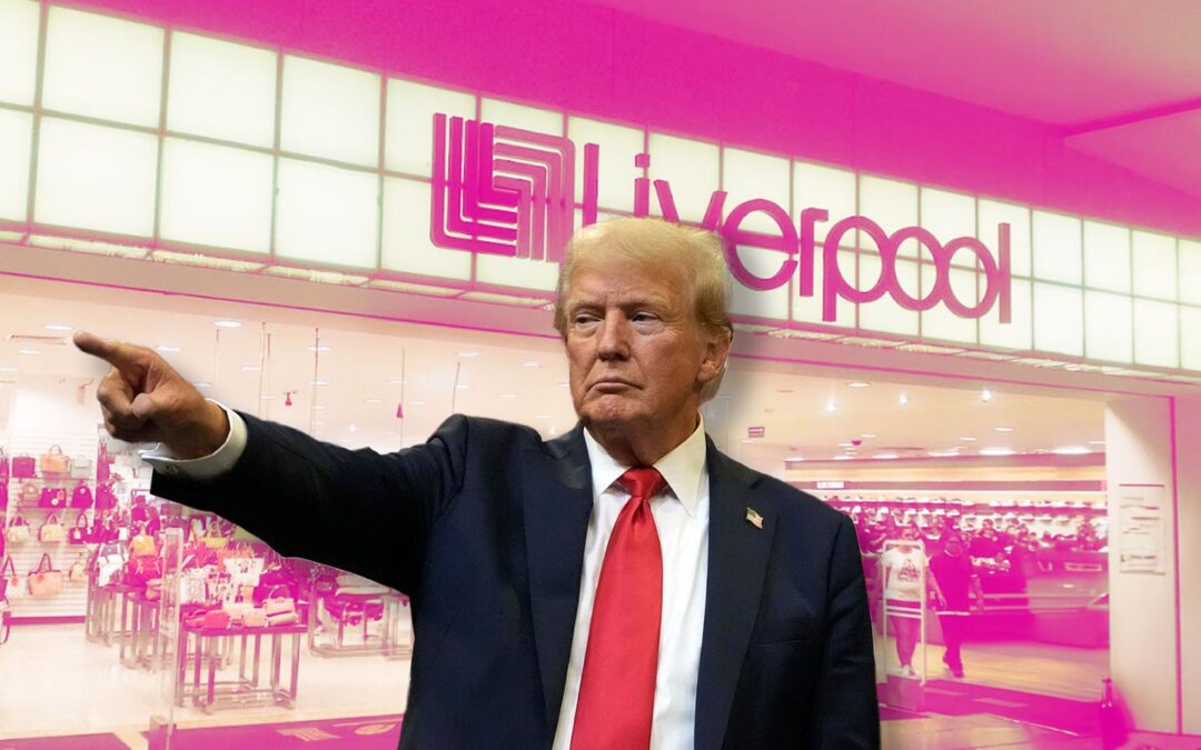 Trump llegó a las tiendas Liverpool