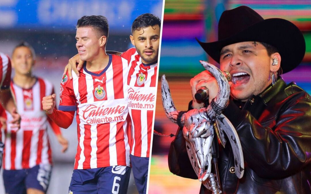 Chivas: Jugadores son captados en concierto de Christian Nodal a días del repechaje ante Puebla