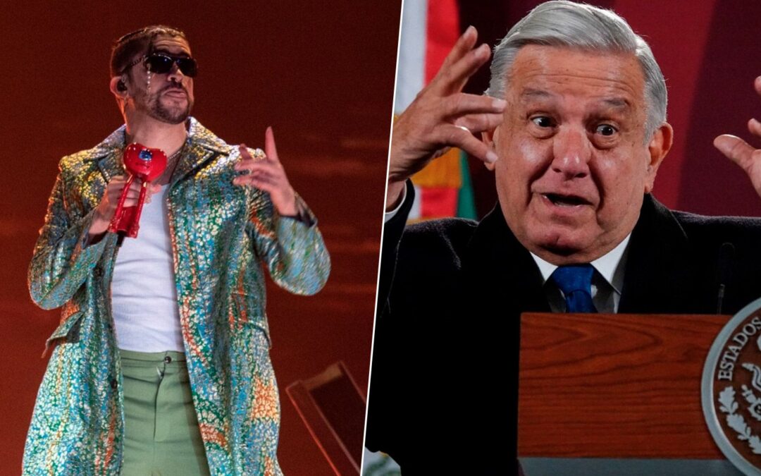 ‘Si tú me lo pides, yo me porto bonito’: AMLO busca a Bad Bunny para concierto en el Zócalo