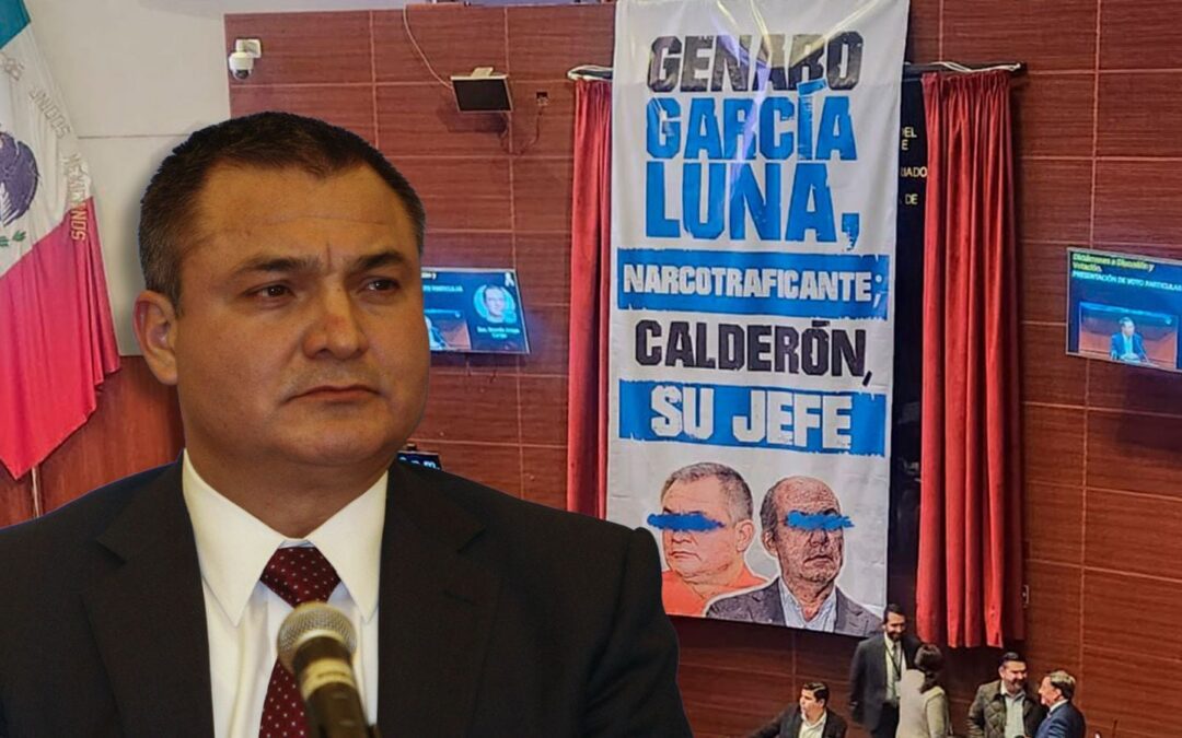 ‘Su jefe se esconde en Madrid’: Morena celebra sentencia de García Luna; piden atrapar a Calderón