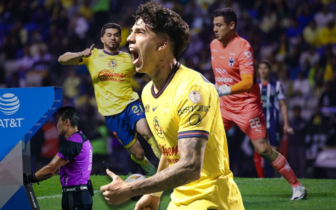 ¿Sí era gol de las ‘Águilas’ en América vs. Rayados? Comisión de Árbitros revela audios del VAR