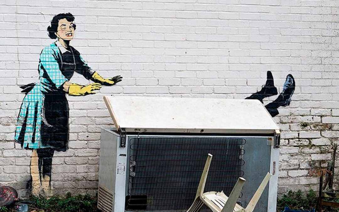 Día de San Valentín: Banksy desvela mural contra la violencia de género en Inglaterra