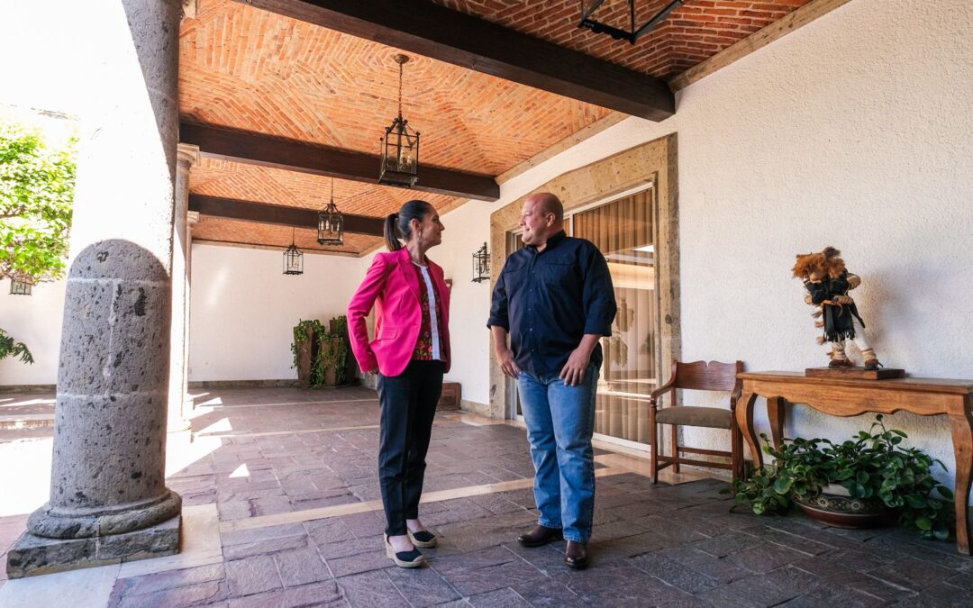 Alfaro recibe a Claudia Sheinbaum con ‘bombo y platillo’: ‘Me dio gusto ver a mi amiga’