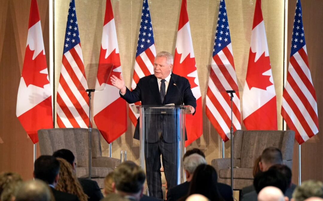 Doug Ford ‘pone fecha’ a venganza vs. Trump: ¿Cuándo aplicará arancel de 25% a luz que vende a NY?