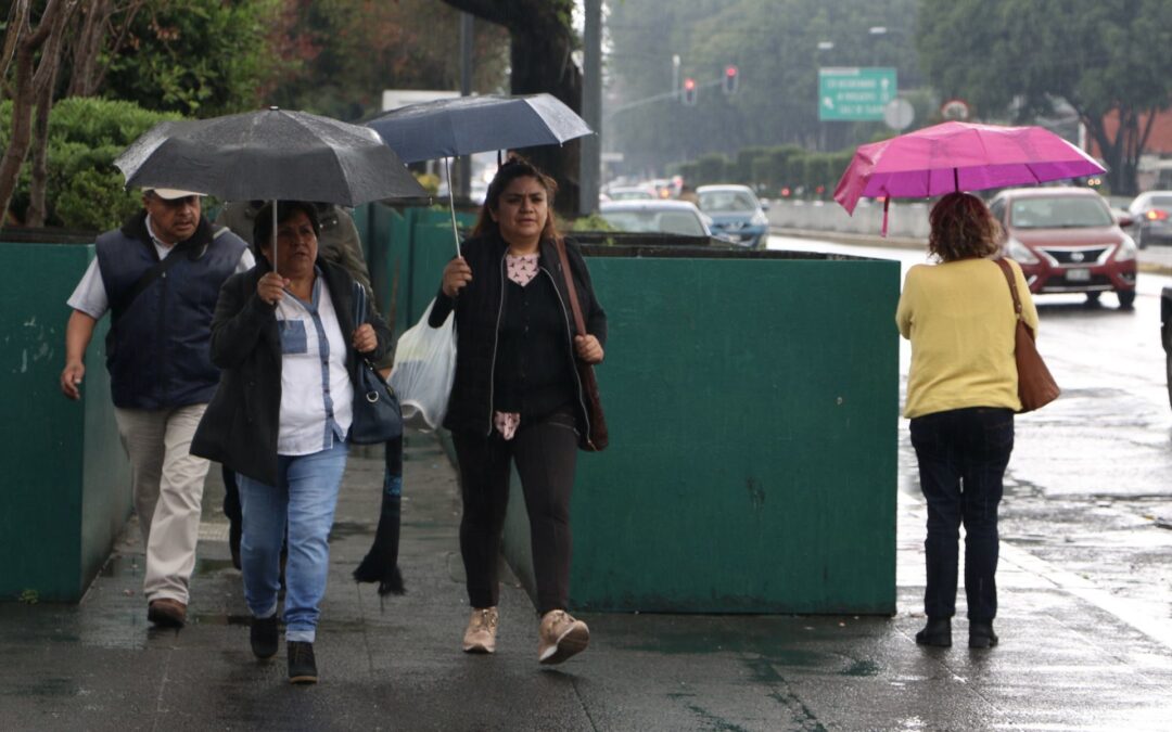 Activan alerta amarilla por fuertes lluvias en estas alcaldías de CDMX