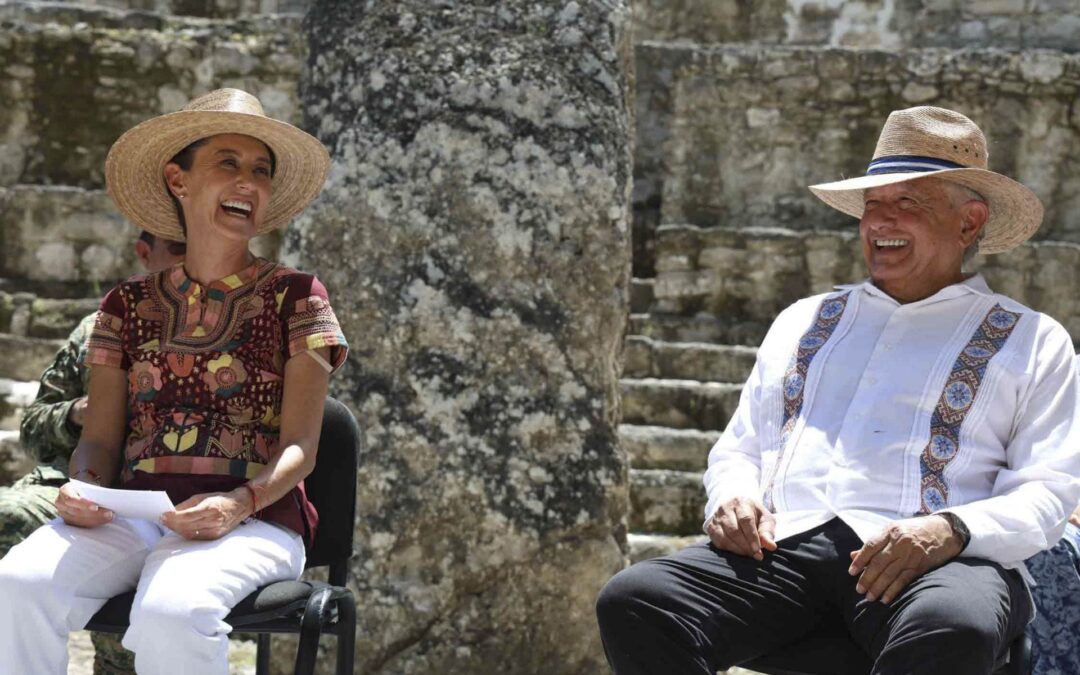 Claudia, en los zapatos de AMLO