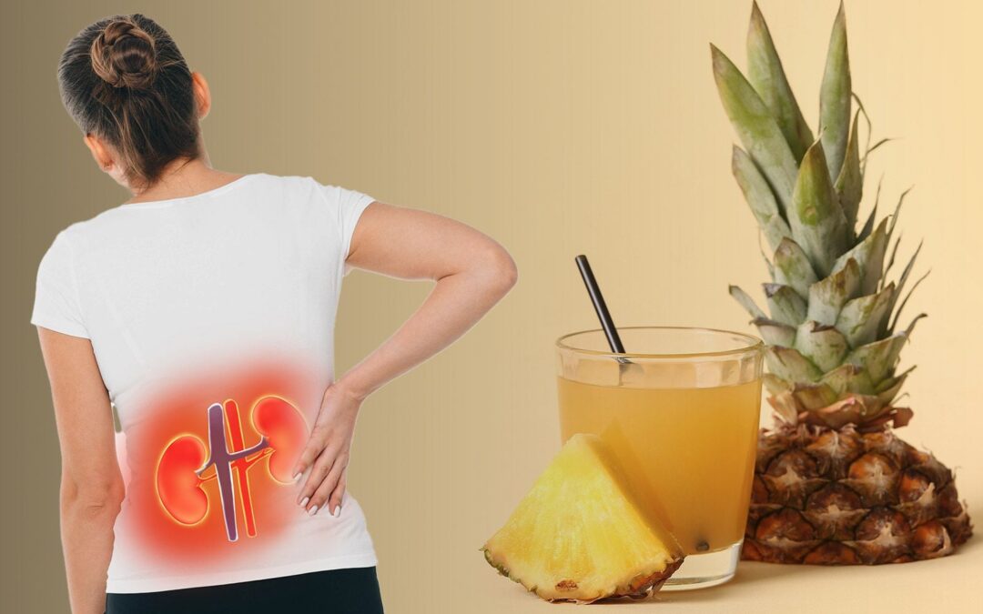 ¿Qué pasa en los riñones si se toma jugo de piña en ayunas?