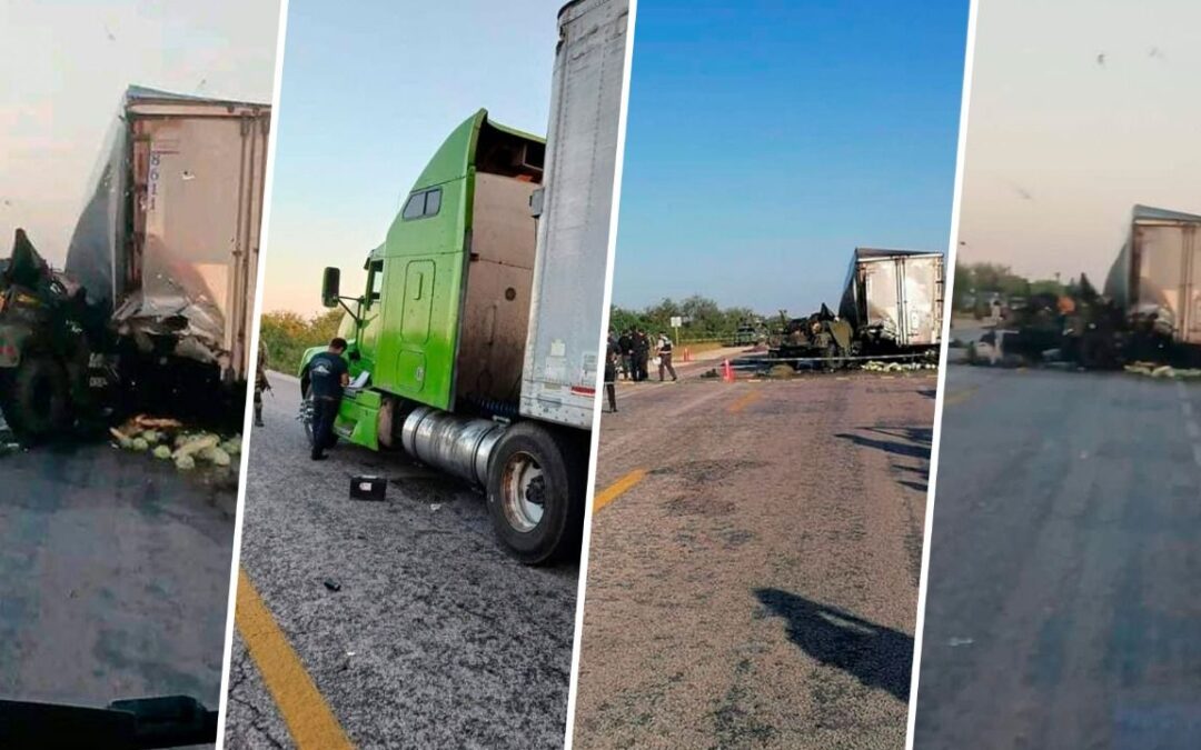 Mueren siete militares en accidente carretero en Tamaulipas
