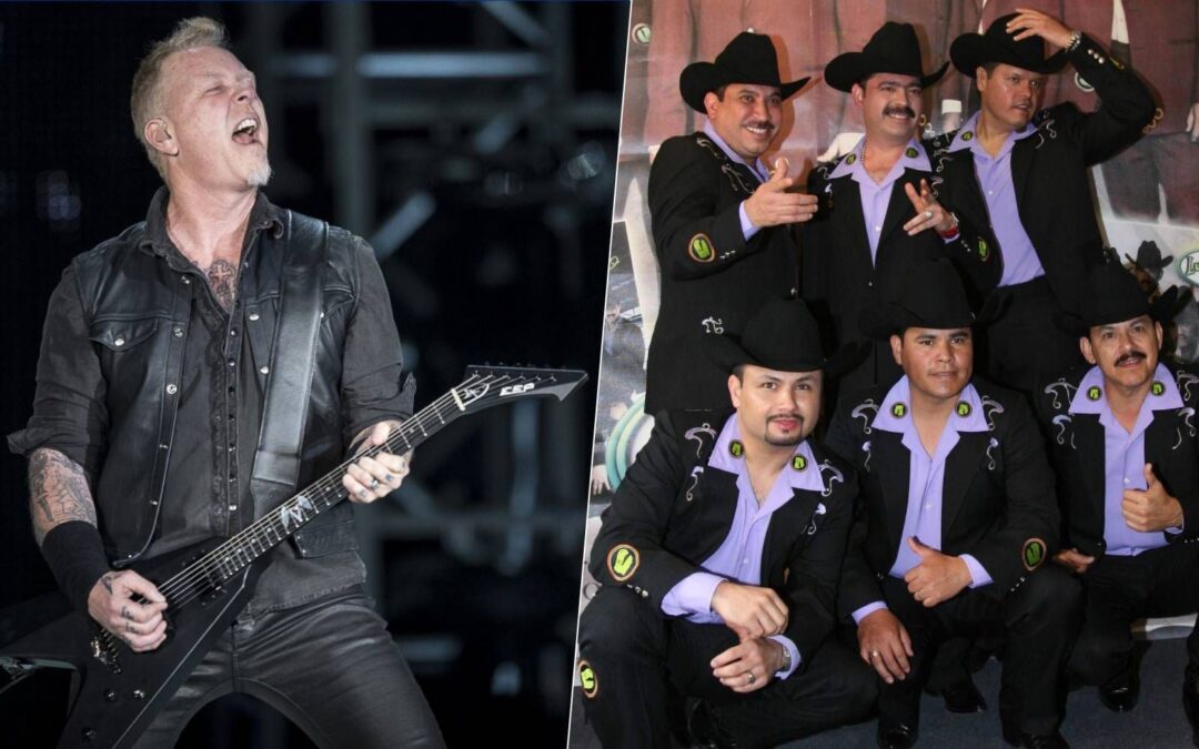‘Arriba Metallica, mi apa’ y la Chona’ La banda toca cover de Los Tucanes de Tijuana en el Estadio GNP