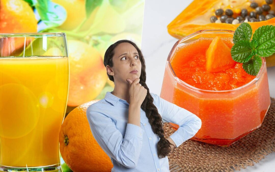 ¿Para qué sirve tomar agua de papaya con naranja?