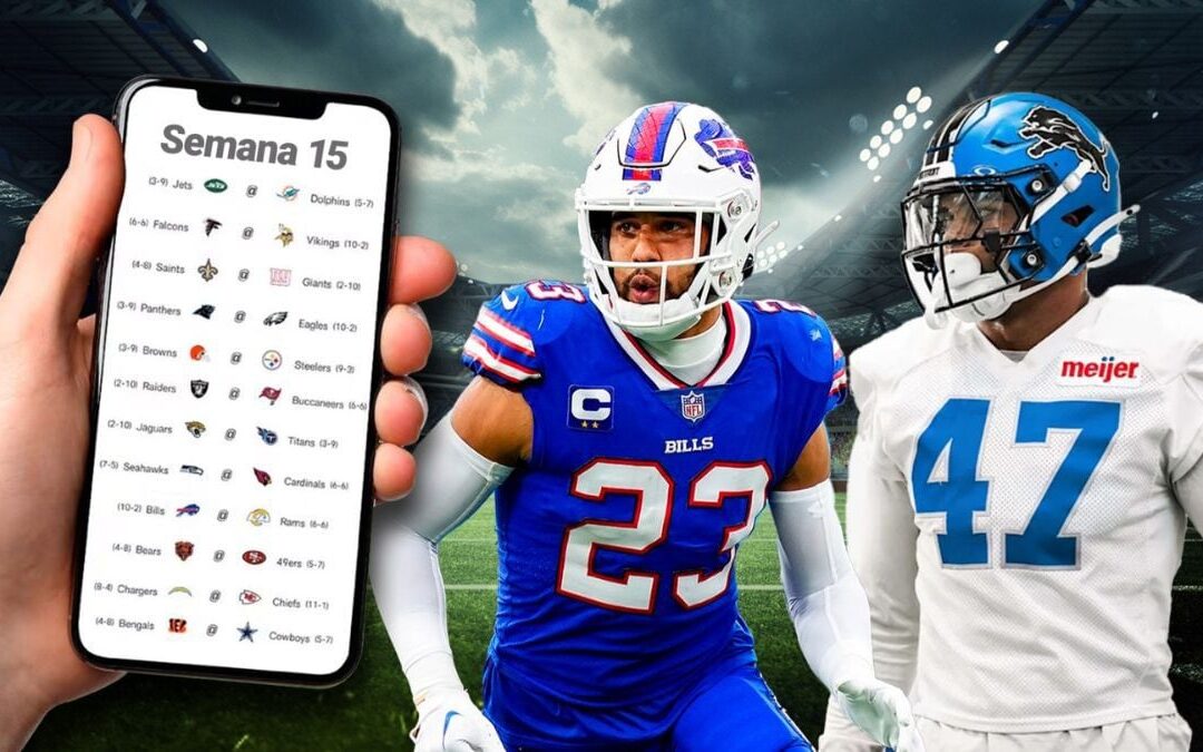 Horarios de la semana 15 de la NFL: ¿Quién juega HOY y dónde ver EN VIVO en México?
