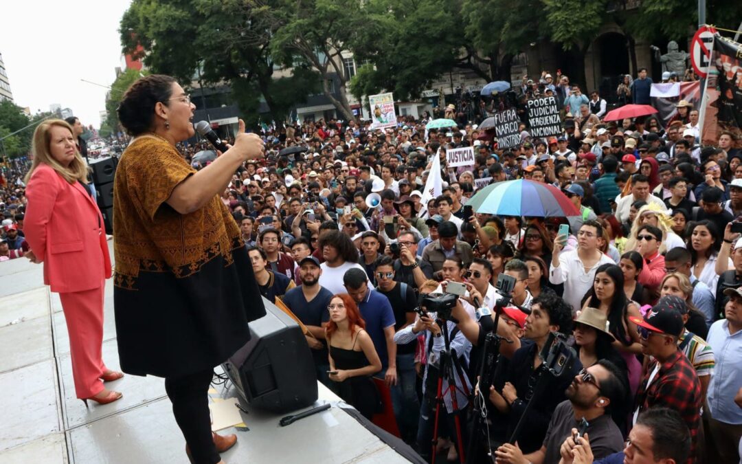 ¿Qué sabemos del mitin a favor reforma Judicial en la que estuvieron dos ministras de la SCJN?