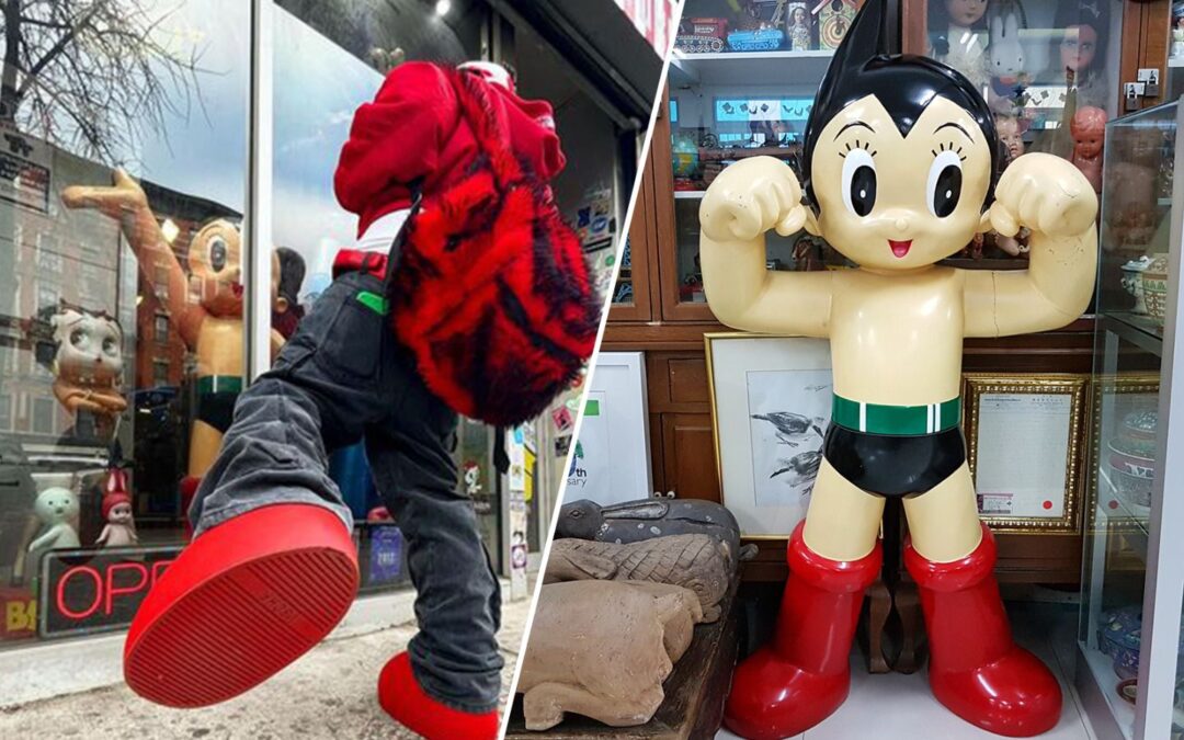 Así son las botas rojas estilo ‘Astro Boy’ de MSCHF