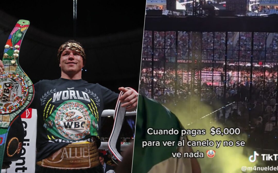 ‘¡Ay, mis ahorros!’: Fan de ‘Canelo’ pagó 6 mil pesos para (no) ver la pelea de Saúl Álvarez