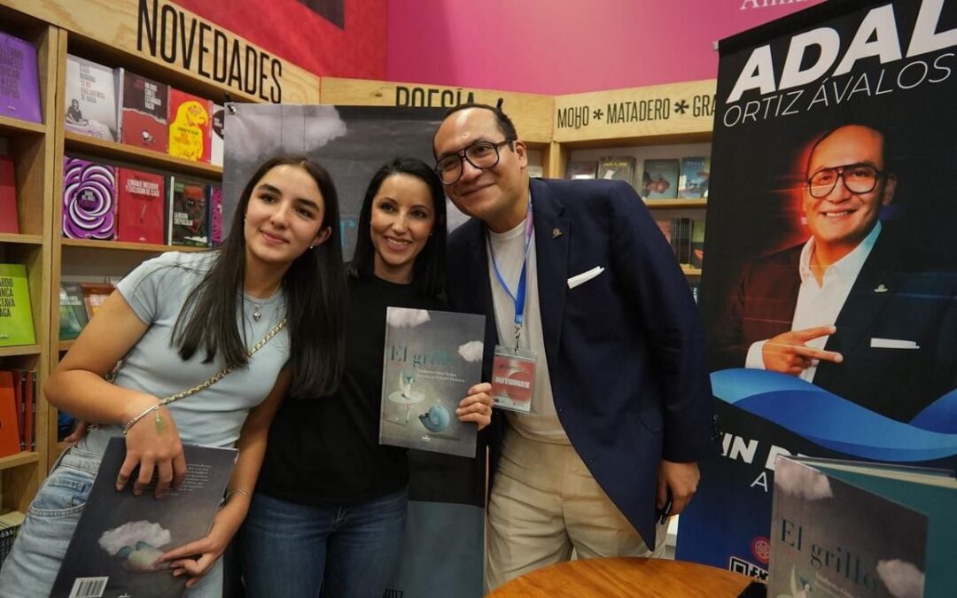 Adal Ortiz Ávalos presenta ‘El Grillo’, libro infantil, en la FIL Guadalajara 2024