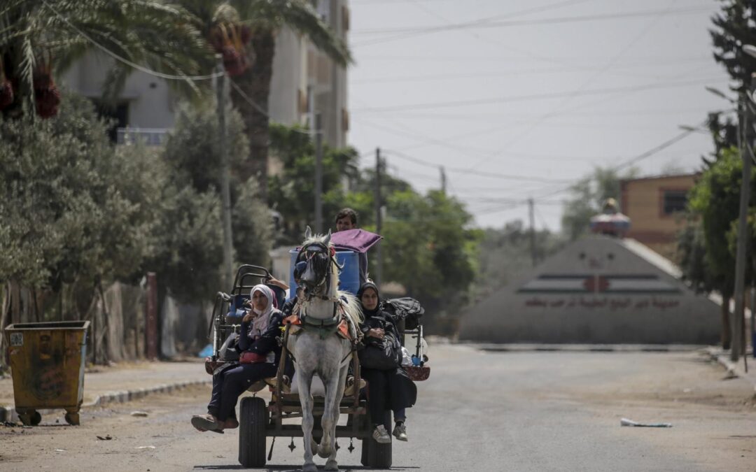 Guerra en Gaza: Israel ordena evacuaciones en el centro de la Franja y reduce la zona humanitaria