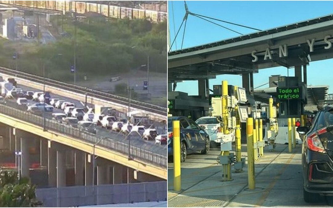 Caída de Microsoft ‘colapsa’ puentes fronterizos de México y EU: ‘Apagón’ provoca kilométricas filas