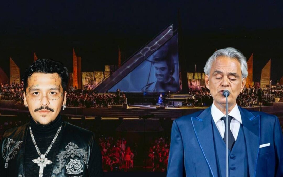 Christian Nodal dice que Andrea Bocelli es su fan:  ‘Él había escuchado de mí’