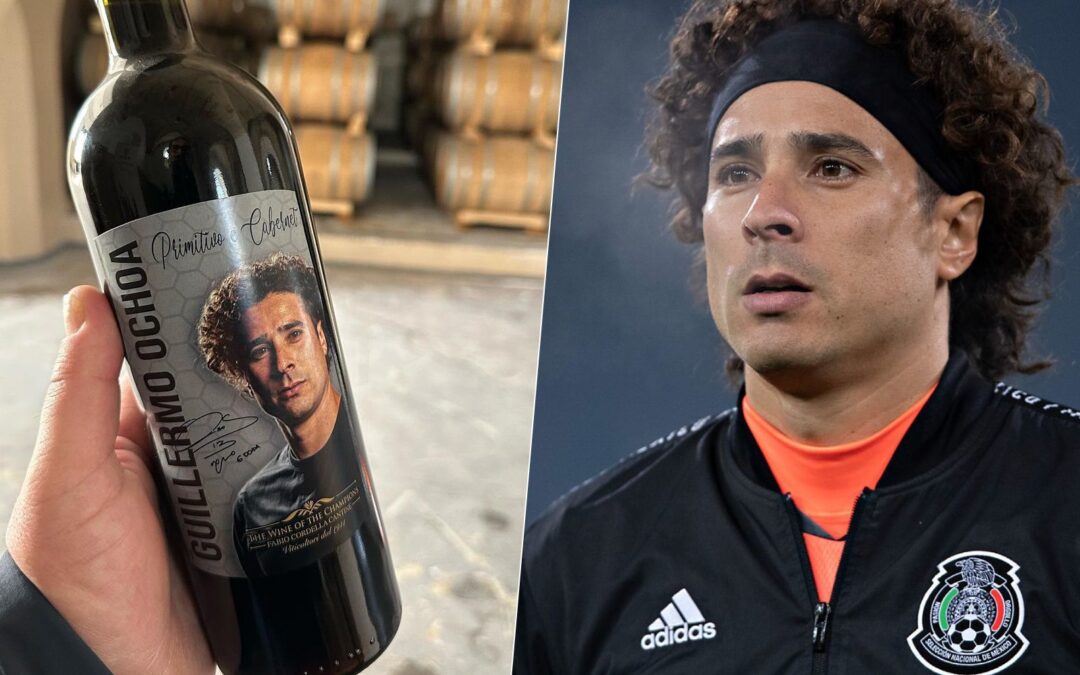 ‘Memo’ Ochoa lanza vino en colaboración con ‘The Wine of the Champions’