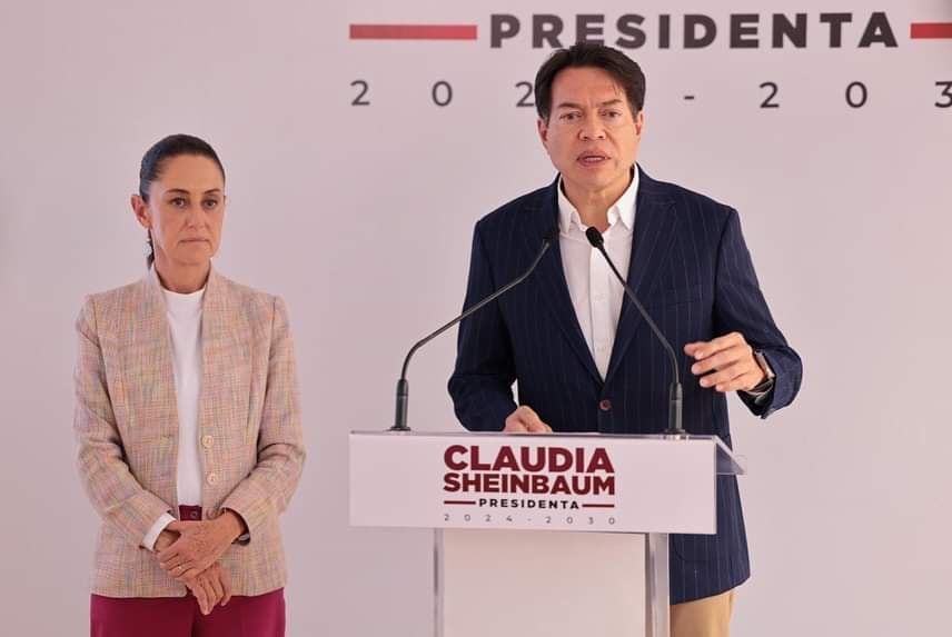 Elección de nueva presidencia de Morena ya tiene fecha: Mario Delgado y Sheinbaum anuncian qué día será