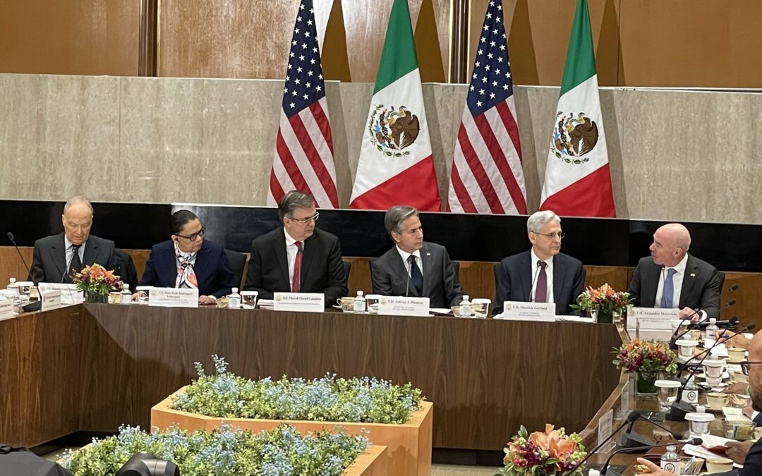 Fentanilo y armas: temas clave en el Diálogo de Seguridad de Alto Nivel entre México y EU