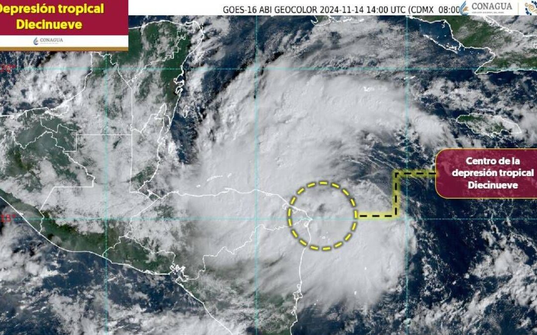 Tormenta tropical ‘Sara’ se forma en el sureste ¿Cuándo tocará tierra? Esta es su trayectoria EN VIVO