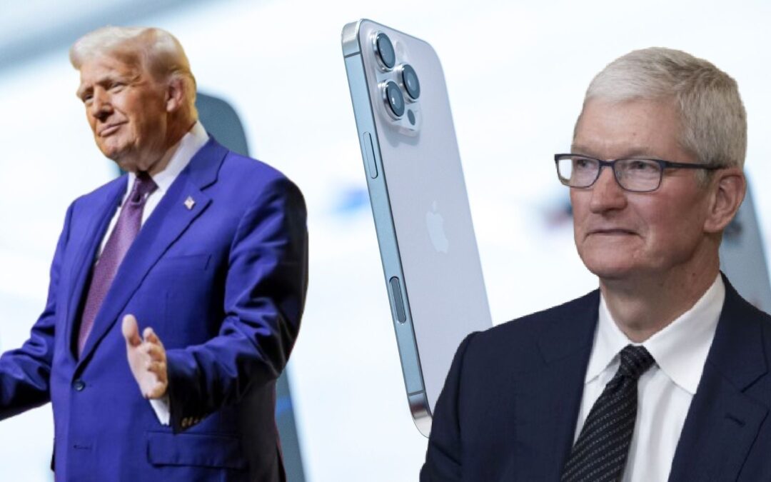 Tim Cook visita a Trump: Teme que el iPhone quede ‘atrapado’ en guerra de aranceles de EU y China