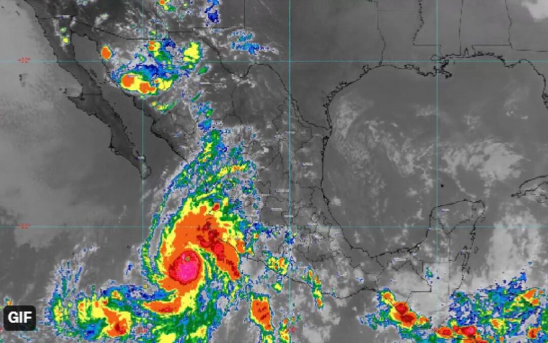 Huracán ‘Orlene’ se intensifica a categoría 2 y afectará estos estados; sigue su trayectoria en VIVO