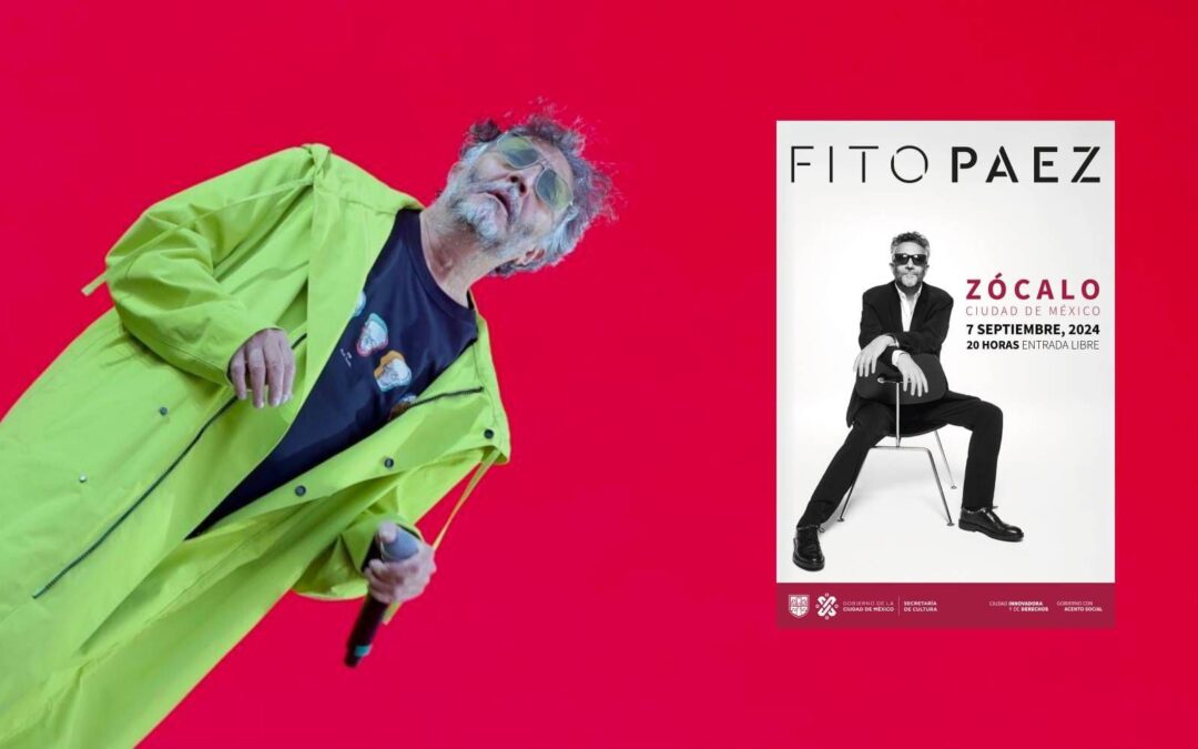 Confirman concierto gratis de Fito Páez en el Zócalo de la Ciudad de México: Fecha y hora