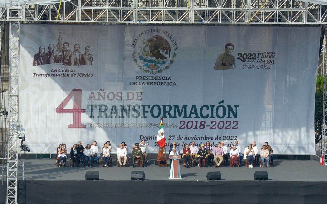 ‘No reelección’: Sigue aquí el mensaje de AMLO por su cuarto informe en vivo