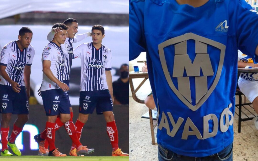 Liga MX: Rayados encuentra a niño que acudió a la escuela con playera hecha con foami