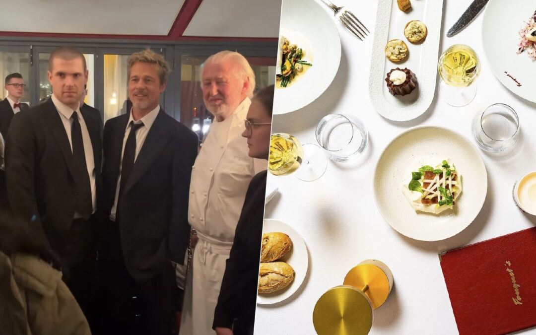 Brad Pitt e Inés de Ramón: ¿Cuánto cuesta cenar en el lujoso restaurante donde fueron vistos en París?