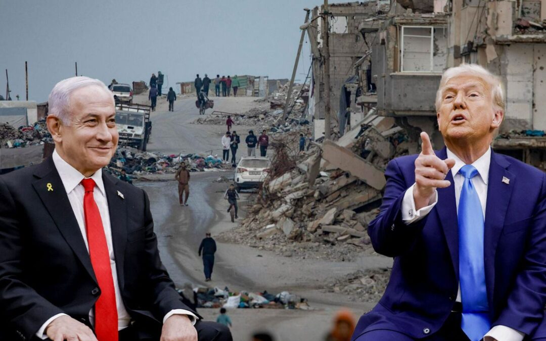 Trump propone desplazar a palestinos de Gaza de manera permanente: ‘Serán reasentados en otros países’