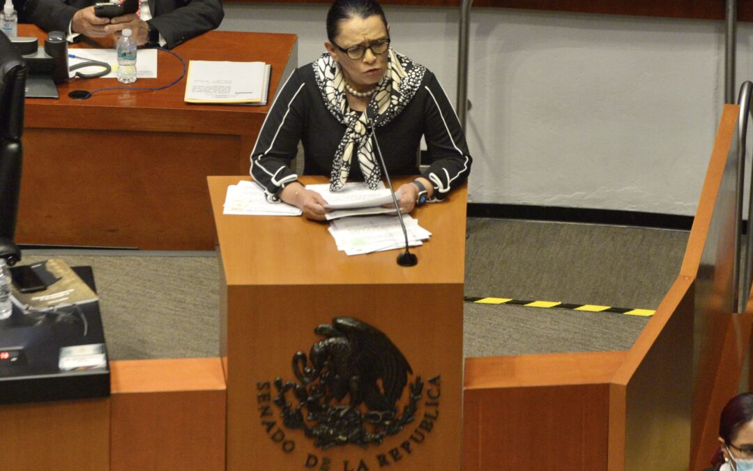 Rosa Icela Rodríguez ‘balconea’ a gobernadora panista que le pidió envío de Guardia Nacional