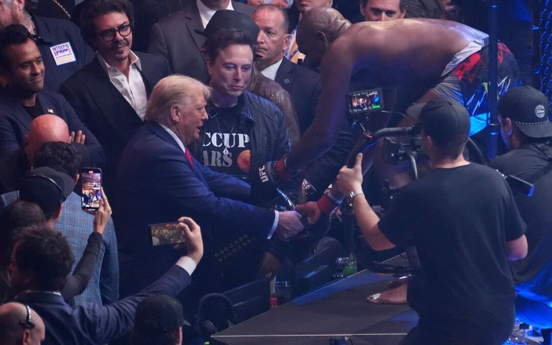 Jon Jones obliga a Stipe Miocic a retirarse en pelea de UFC frente a Donald Trump: ‘Cuelgo los guantes’