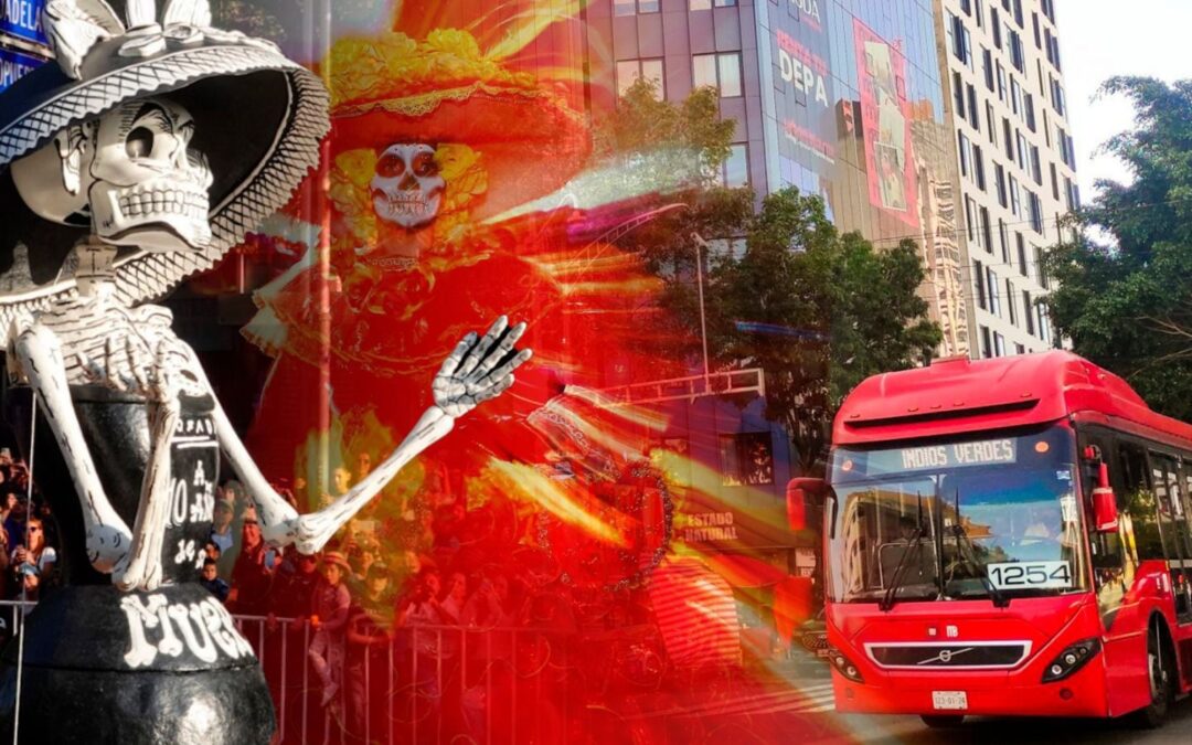 Mega Desfile de Día de Muertos 2024: ¿Cuáles son los cambios en los horarios de operación del Metrobús?