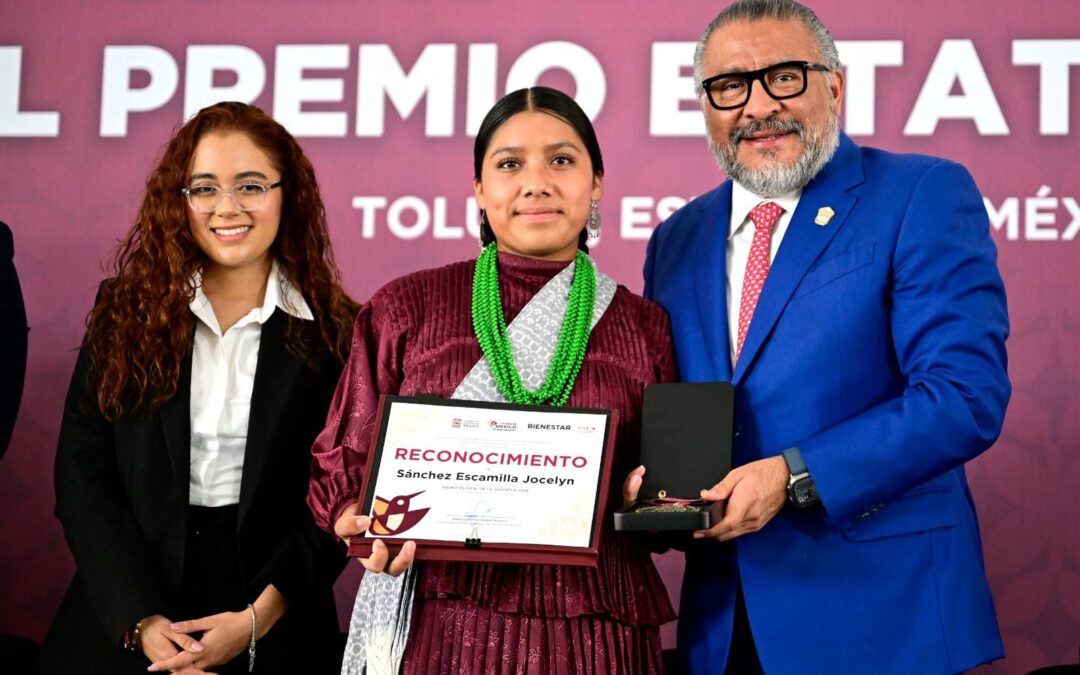 Delfina Gómez impulsa el talento mexiquense a través del Premio Estatal de la Juventud 2024