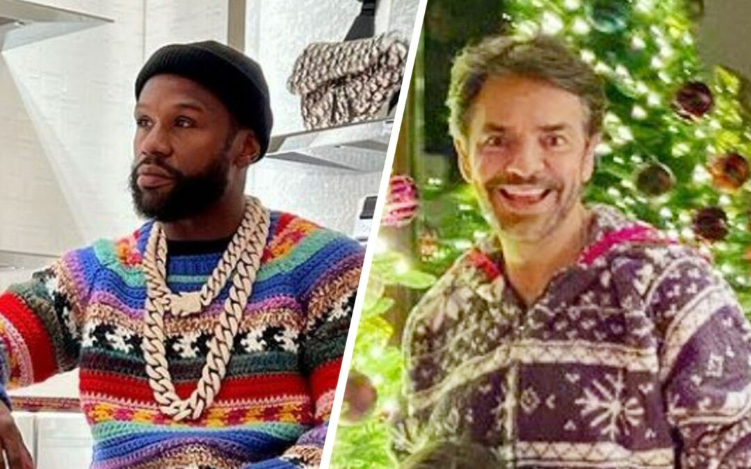 Floyd Mayweather y Eugenio Derbez sacan su lado ‘Grinch’ en Navidad; ‘Parece copy paste’