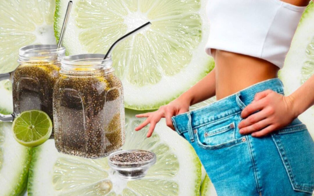 ¿El agua de limón con chía sirve para adelgazar? Estos son sus beneficios