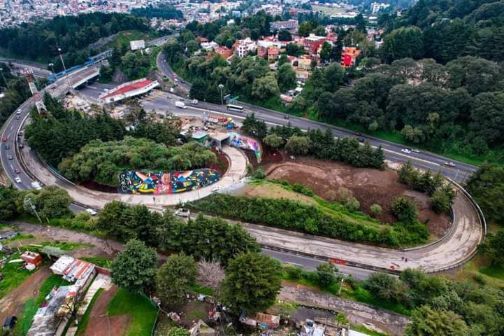 Así es el paso a desnivel en Cuajimalpa que inauguró Claudia Sheinbaum