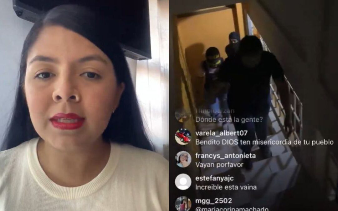 Dirigente opositora a Nicolás Maduro transmite en vivo su arresto en Venezuela: ‘¡La secuestraron!’