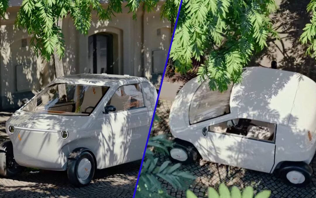 Así es el auto eléctrico que llega en caja y que puedes armar en casa