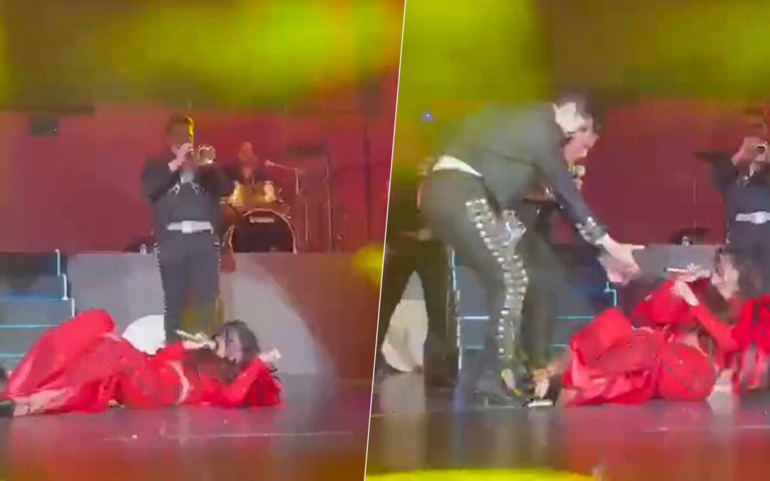 ‘Mala noche’: Ana Bárbara se cae en concierto en el Auditorio Nacional; ‘De otras peores me he levantado’