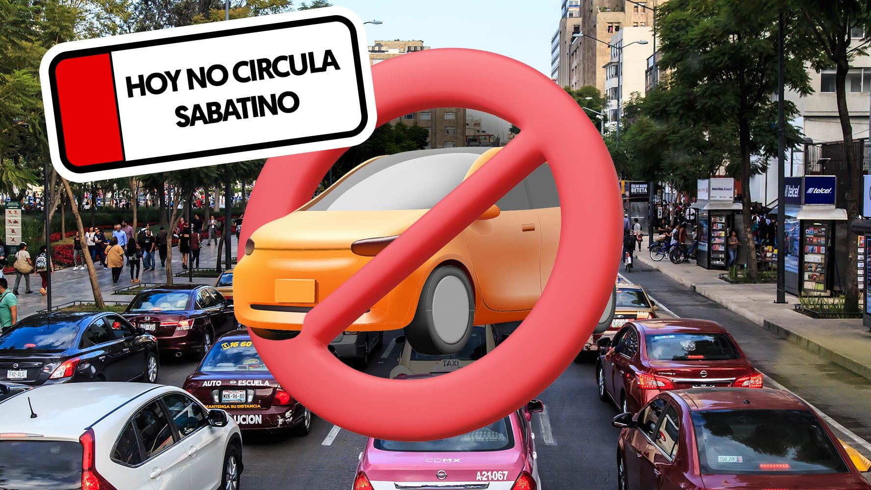 Ya libramos la contingencia. Hoy No Circula para el sábado 1 de marzo en CDMX y Edomex