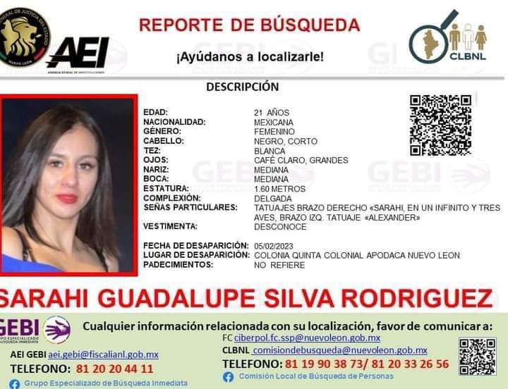 Sarahí Silva, cuatro meses enterrada en el patio de su presunto feminicida