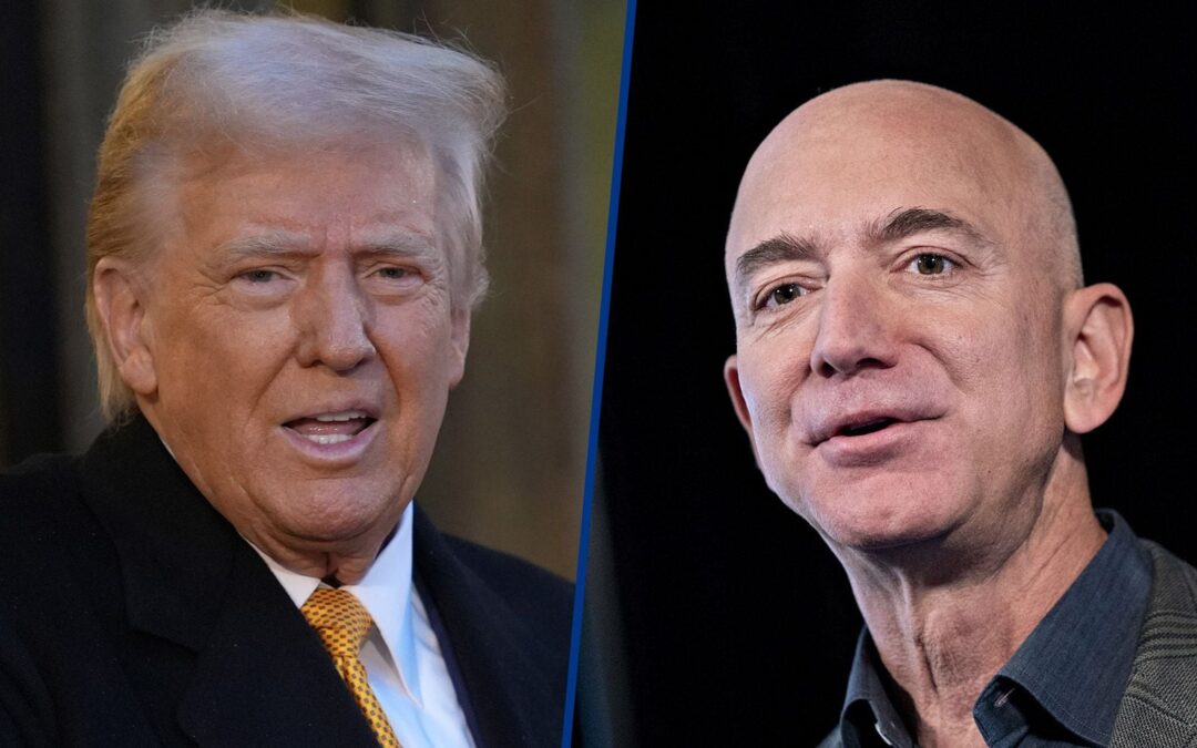 Jeff Bezos y Donald Trump tendrán una cita tras ‘regalito’ de 1 mdd para toma e protesta