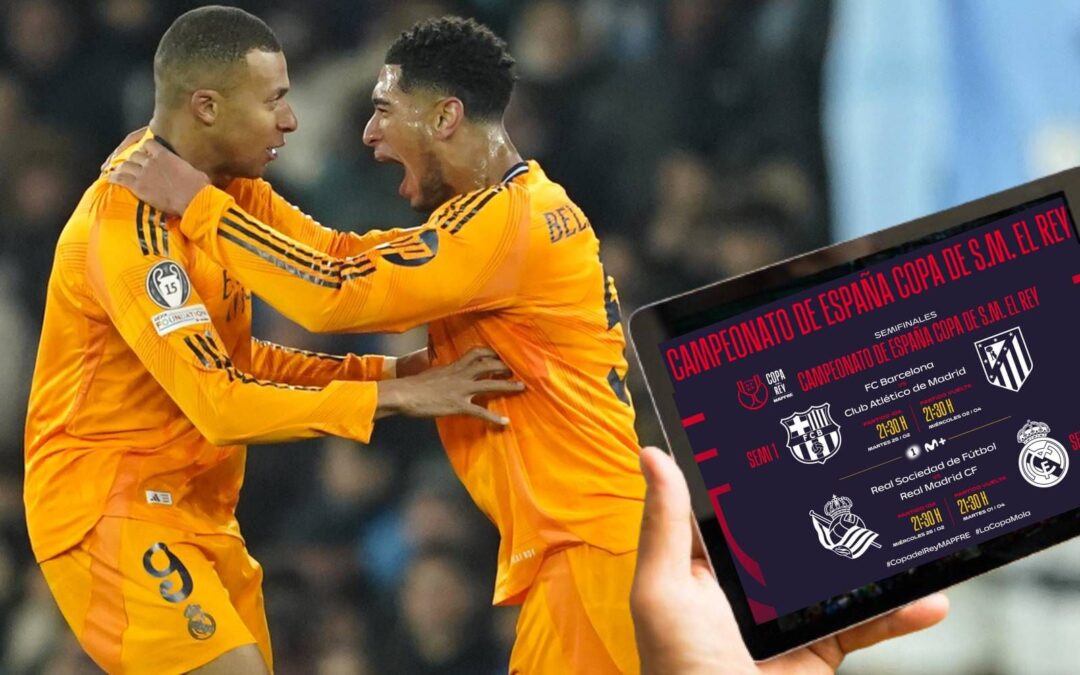 Calendario de semifinales de la Copa del Rey 2025: ¿Cuándo y a qué hora juegan Barcelona y Real Madrid?