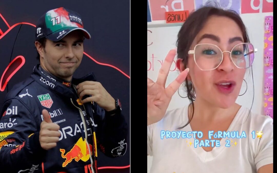 Niños de kínder escriben tierna carta a ‘Checo’ Pérez: ‘Te queremos mucho’