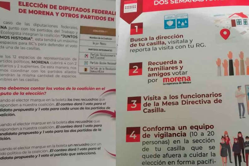 Morena capacita erróneamente a sus representantes de casillas